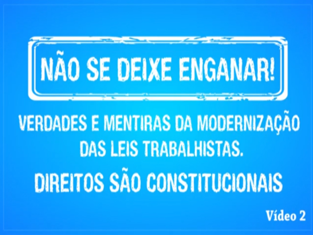 Read more about the article Modernização Trabalhista – Vídeo 2